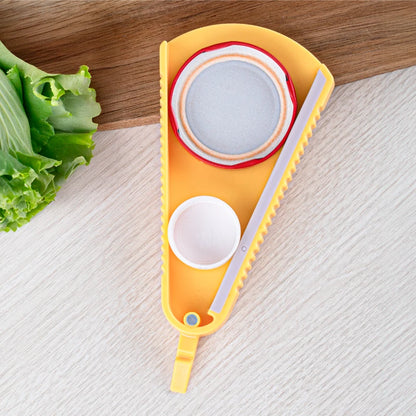 Multi-Function Jar Opener Tool – Easy Grip for Twist-Off Lid & Quick Opening