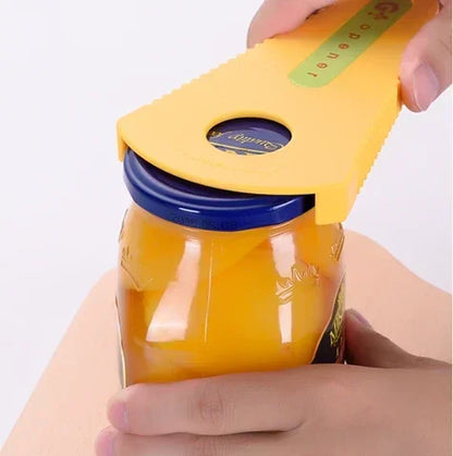 Multi-Function Jar Opener Tool – Easy Grip for Twist-Off Lid & Quick Opening